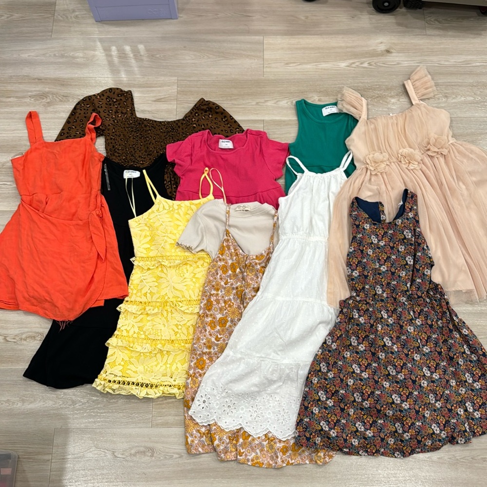 Girls Dress Bundle (10 Dresses - Size 8(M)